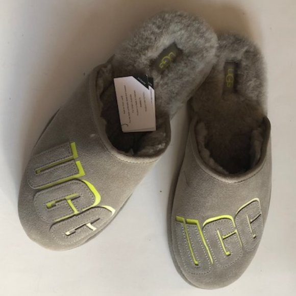 UGG Scuff 3D Shadow sheepskin men's slipper. Shearling. Size: 10, 12 - Picture 1 of 12